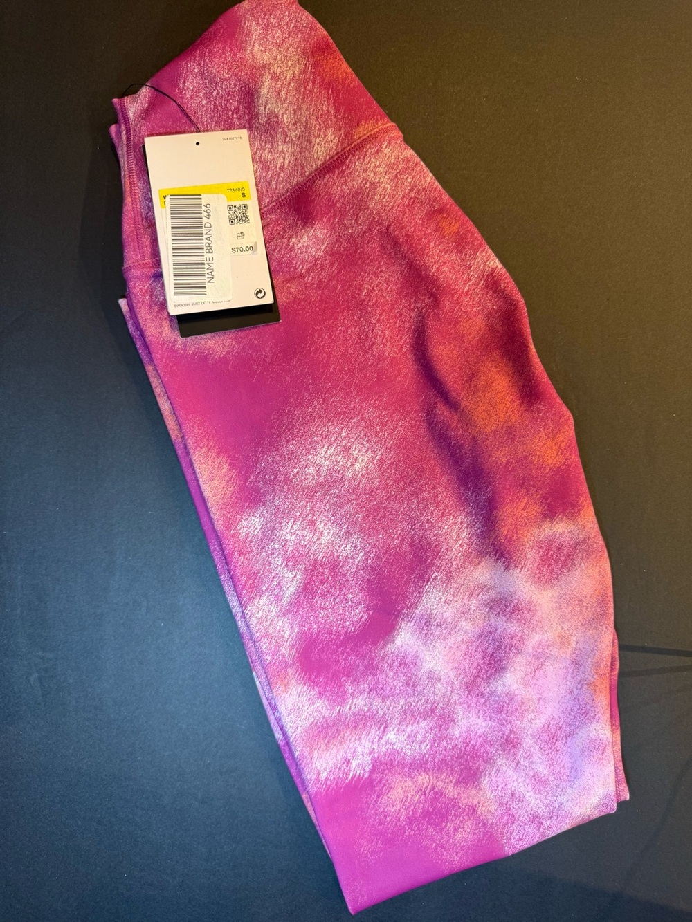 Women’s Nike Dry/Fit Metallic Pink Tie-Dye Leggings size Small